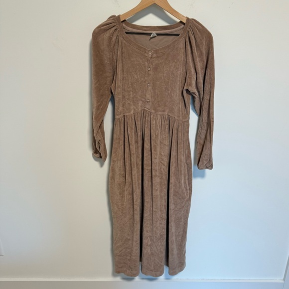 Kate Quinn Brown Midi Dress - Picture 1 of 6